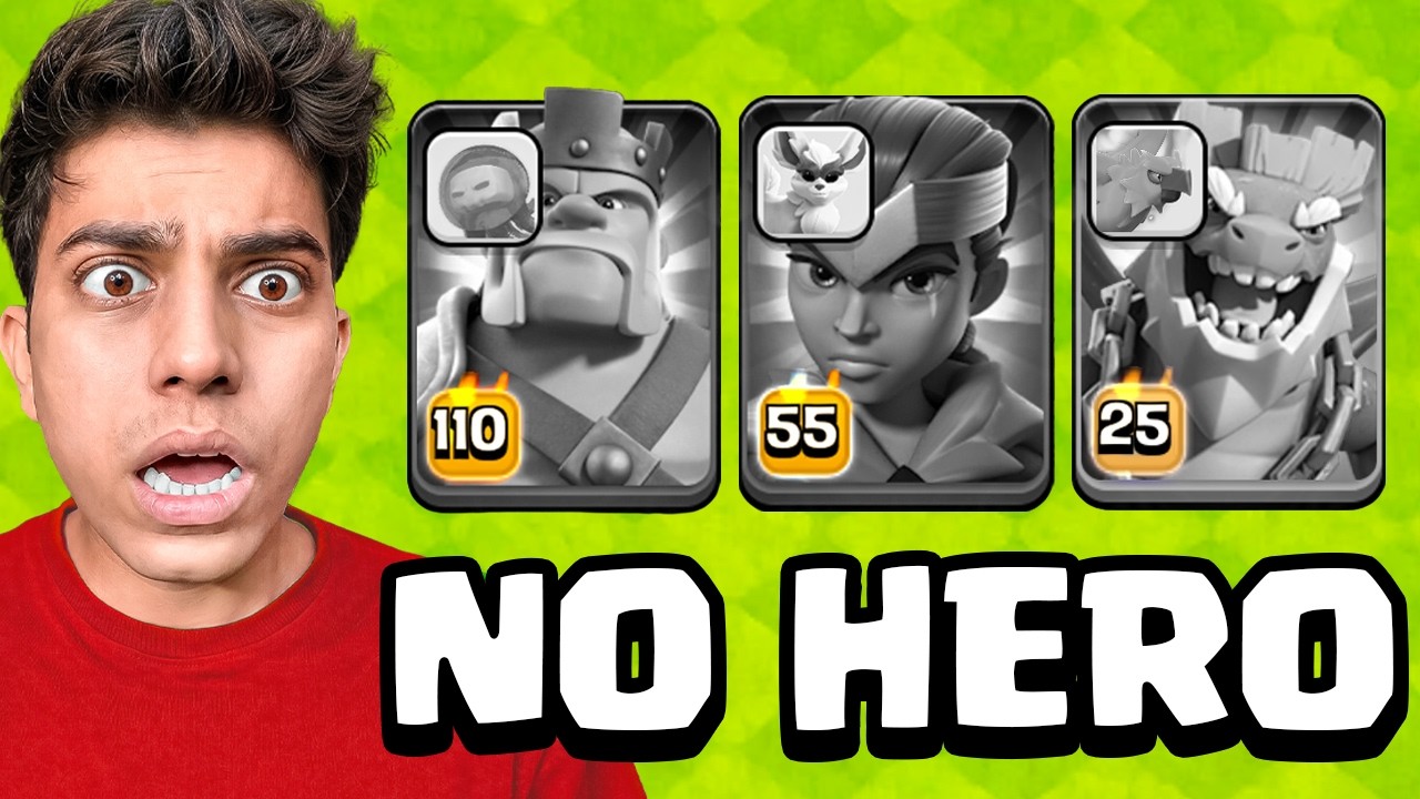This CAN’T Be REAL! ONLY 1 HERO on a PRO TH18 Base…