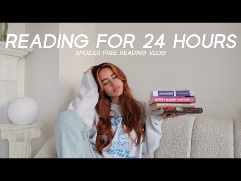 READING FOR 24 HOURS STRAIGHT (spoiler free reading vlog)