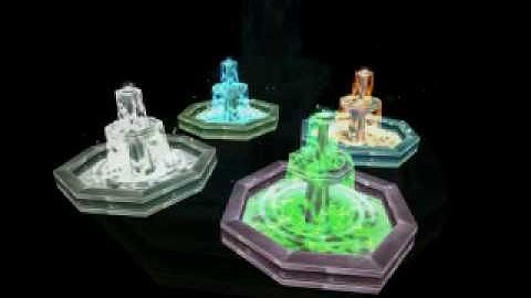 Unity3D fountain
