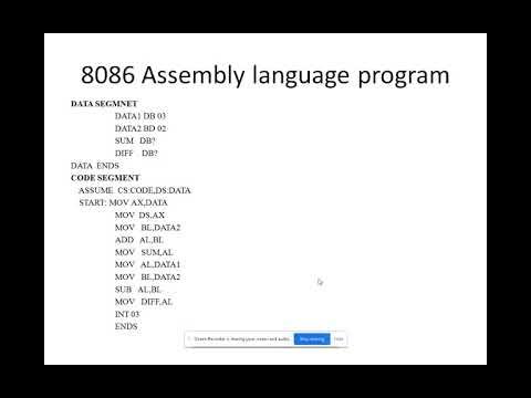 MPMC_unit 1_ Assembler Directives and Assembly Language programming of ...