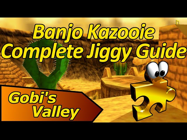 How to Collect all Jiggies in Gobi's Valley - Banjo Kazooie