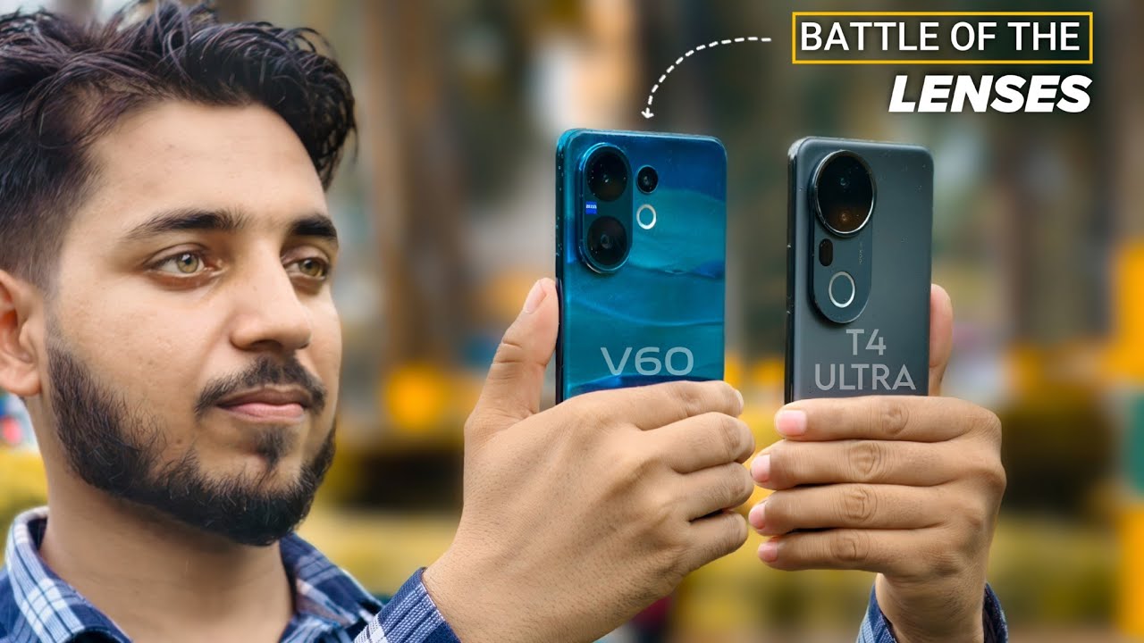 Vivo V60 vs Vivo T4 Ultra Camera Comparison 🔥 Which one to Buy? 