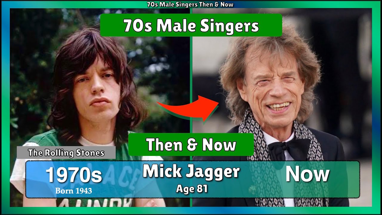 70s Male Singers - Then & Now (How have they aged??)