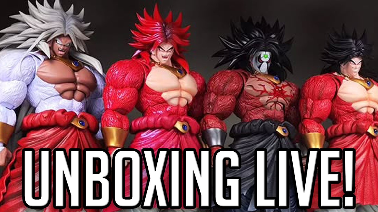 LIVE DRAGON BALL FIGURE UNBOXING! ALL Anime Mythos Super Saiyan 4