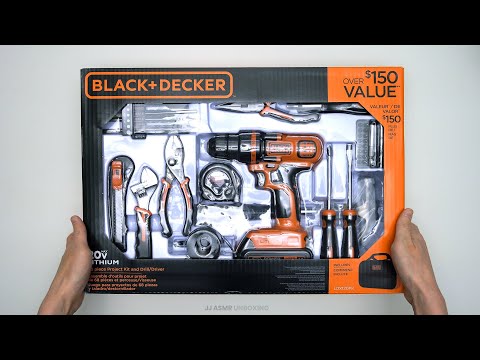 Black & Decker Tool Kit LDX120PK Unboxing Review 