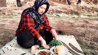 village girl 🥩cooking lunch in winter day / (my daily routine)🥳