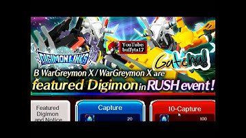 Digimon Links - Mega Festival Capture Summon: WarGreymon X