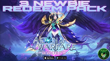 Aeon of Warfare - 3X Newbie Redeem Packs 🎁 Epic Fantasy MMORPG 🔥 Android/iOS