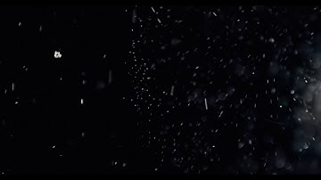 4K Organic Dust Particles On Black Background - Overlay