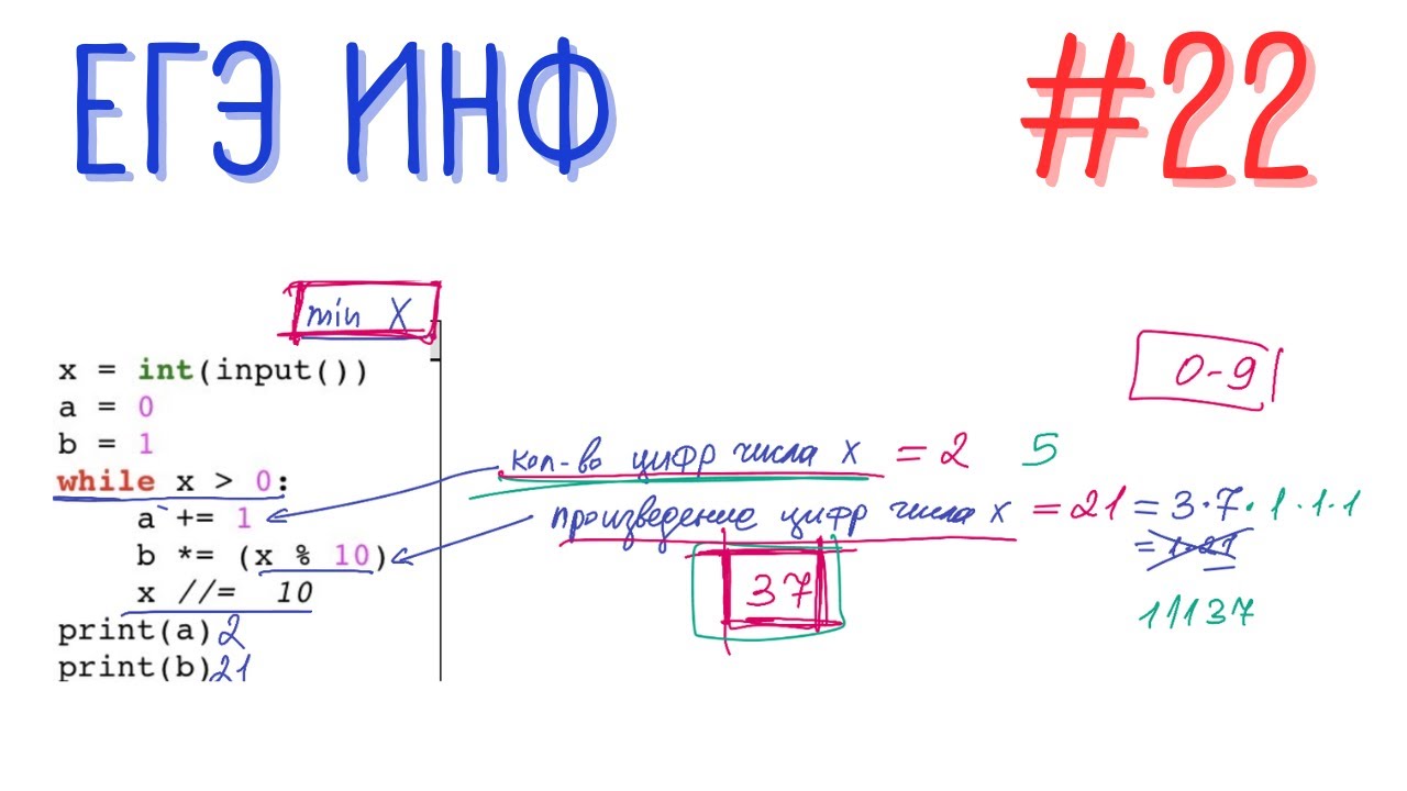 Решение 22 егэ информатика. 22 Задание ЕГЭ Информатика. ЕГЭ по информатике 2022 22 задание. Задание 10 ЕГЭ Информатика разбор. 6 Задание ЕГЭ Информатика 2022.