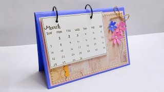 DIY Calendar 2020 | How To Make Cute Desk Calendar For New Year