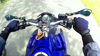 MT25 handlebars on the New Vixion (looks great)