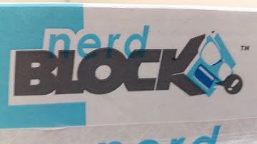 Nerd Block (Ani-may) Unboxing! First Subscription Box!