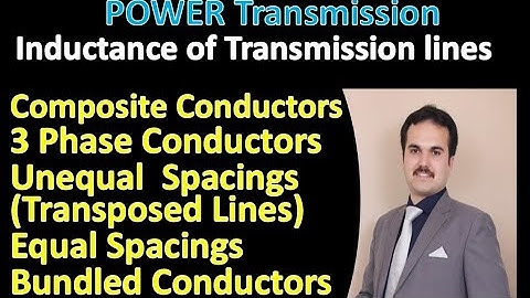 Inductance of Transmission Line |  3 Phase conductor with Equal & Unequal Spacing | GMD GMR | Part 1