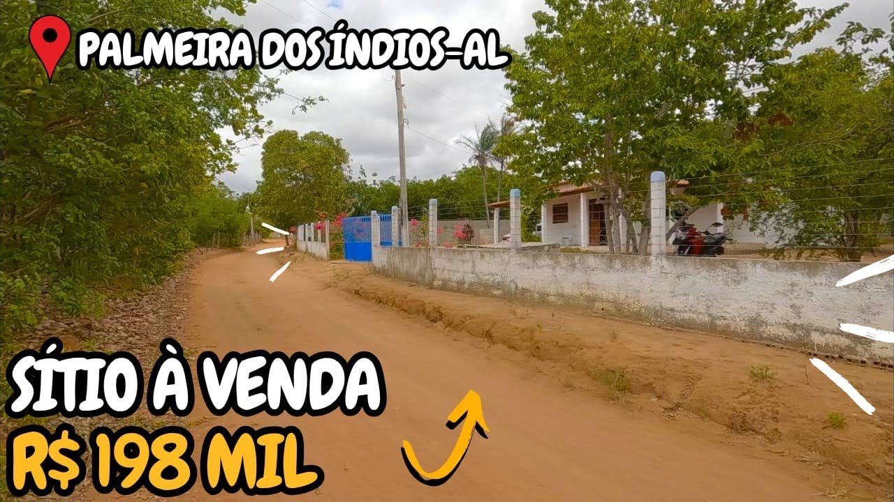 BAIXOU O PREÇO CHÁCARA À VENDA EM PALMEIRA ALAGOAS