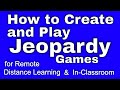 Factile Jeopardy Style Quiz