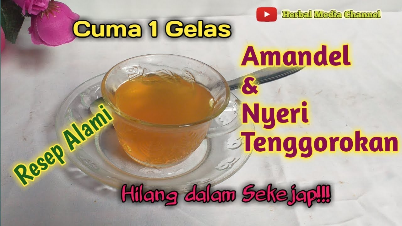 RAMUAN ALAMI UNTUK AMANDEL & RADANG TENGGOROKAN | AMAN 