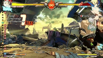 GGXrdR2.1 Haehyun: Corner Ball Oki 5H Route (KY)