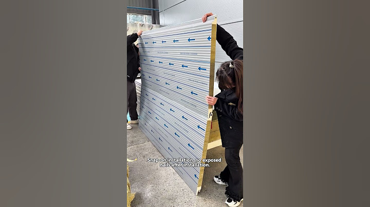 The super popular steel structure exterior wall enclosure sandwich panel in 2024.