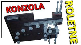 Konzola za drvene roletne. Roletne ugradjene u prozore zgrada u bloku 33  Novi Beograd