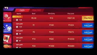 new teen patti game regater now  "15rupee milega"offline BadBoy screenshot 3