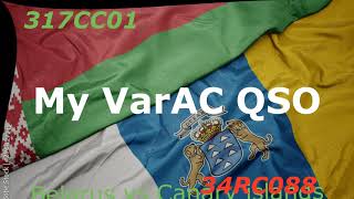 My VarAC CB QSO / Belarus vs Canary islands / 34RC088 de 317CC01
