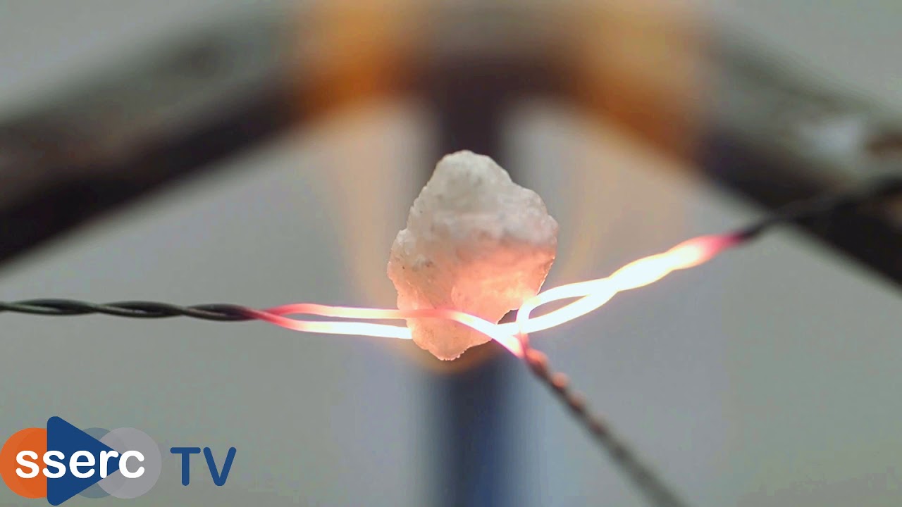 Decomposition of calcium carbonate