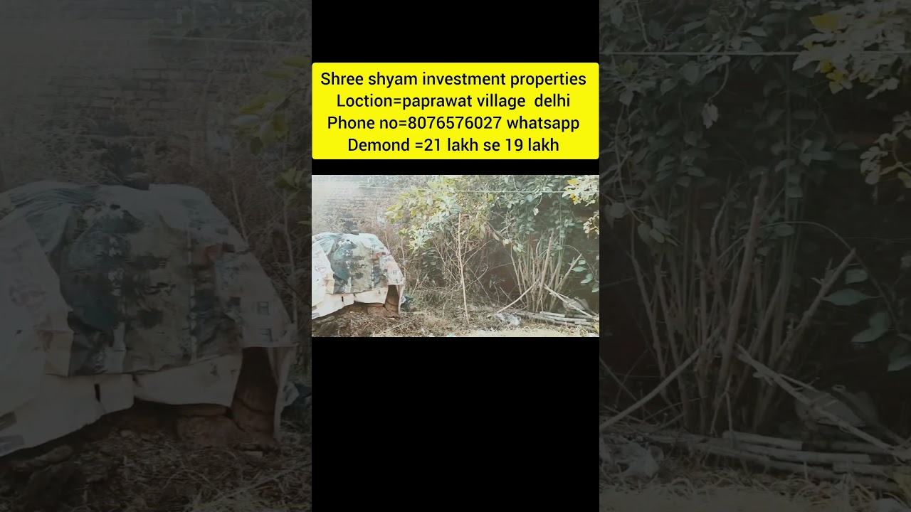 Contact for me=8076576027 @shyam @investment properties 😊🙏