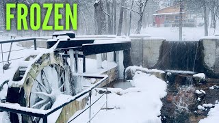 FROZEN @ the Off Grid Cabin with Funny Ending