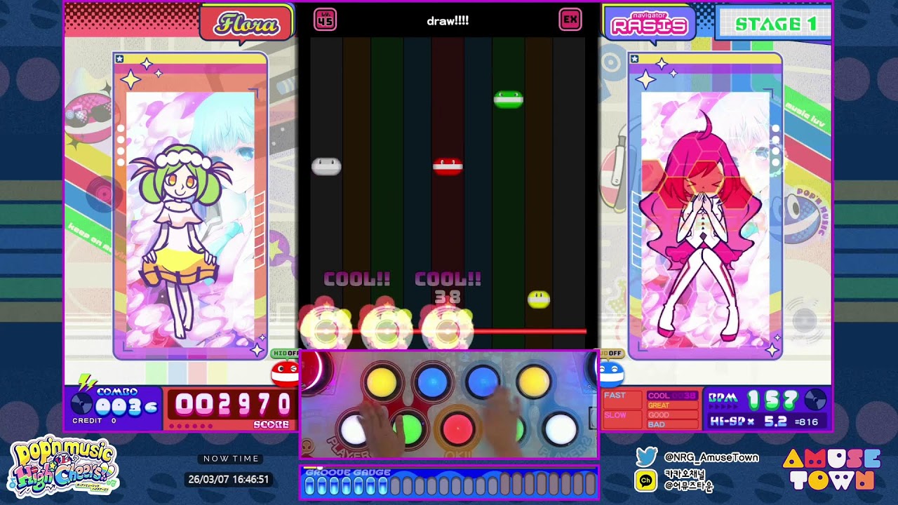 [Amusetown] Pop'n music Live Stream