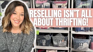 Tackling the NOT SO FUN part of your reselling business. Relisting, decluttering..NO THRIFTING