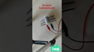 how to make moving cockroach using dc motor# #electronic#tech#diy#shorts#ytshorts#youtubeshortsvedio