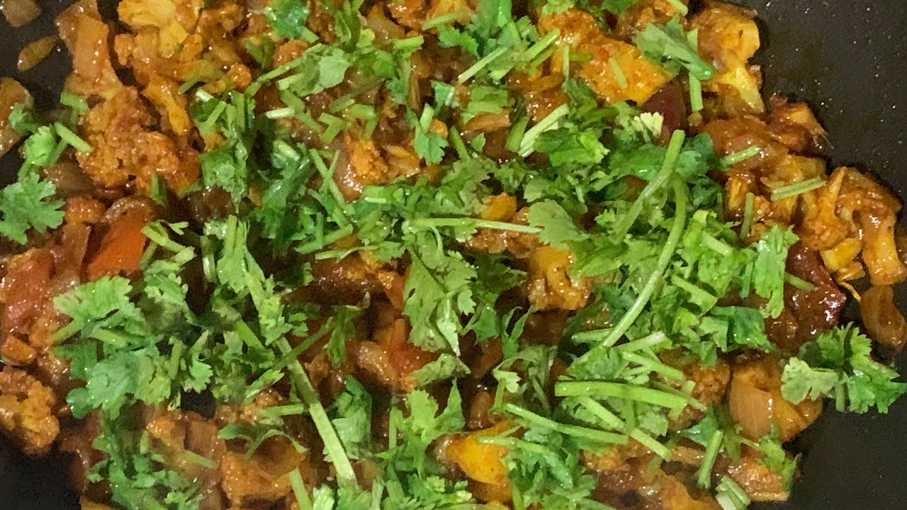 Cauliflower Masala/Cauliflower curry/Dry/Tasty Curry/Malayalam/easy