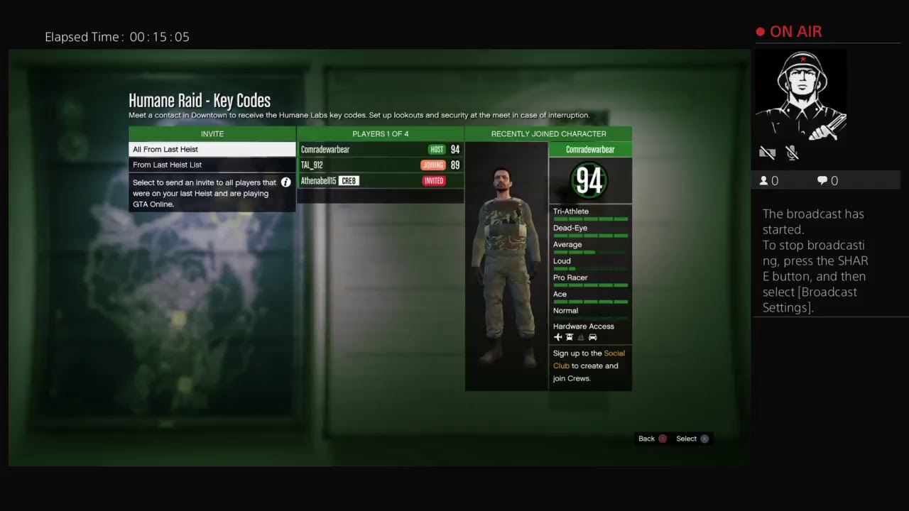 Comradewarbear's Live PS4 Broadcast