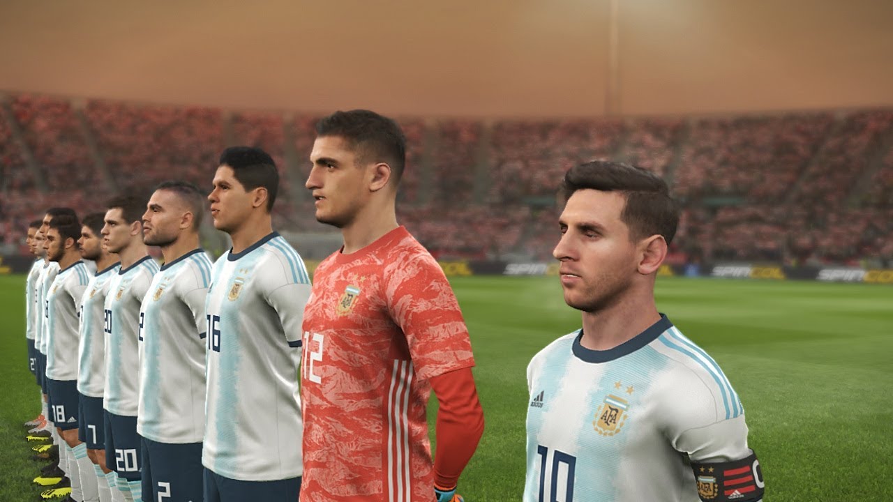 Argentina vs Paraguay Copa America 2019 | Full Match | PES ...