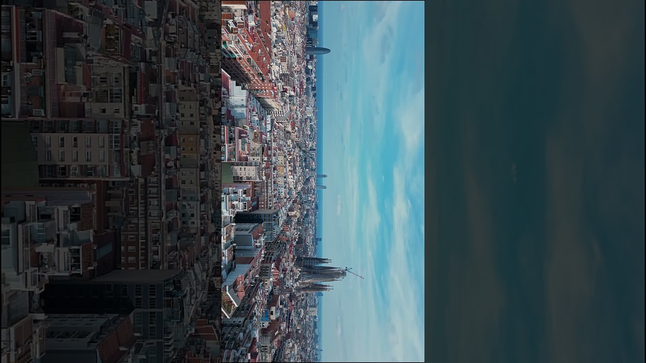 Setmana de pluges a Barcelona #timelapse #timelapses #dji #djimini3pro #barcelona #sagradafamília