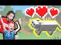 WE GOT A PET CAT! / Father Son Minecraft Ep 2