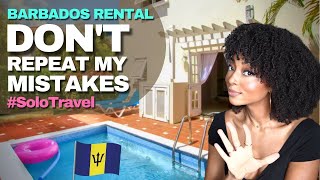 WATCH THIS Before Booking Your Barbados Rental Or Traveling Solo + Here's My Barbados Airbnb Home!