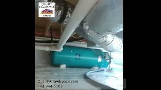 ocean city Maryland crawlspace encapsulation &amp; Waterproofing (roofing available)