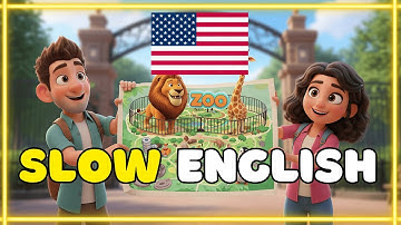 Slow English Conversation For Beginners (A1 & A2) | A Fun Day at the Zoo