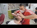 ASMR Turkish Barber By Münür Önkan Head,Face,Body,Back,Neck and Arm Massage