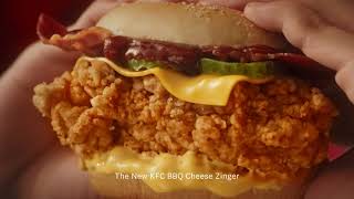 KFC BBQ Cheese Zinger - A flavourful twist on your favourite Zinger