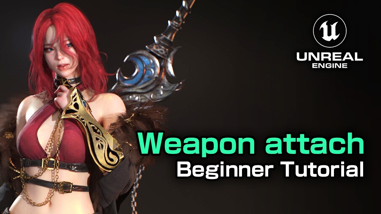How to add a Weapon to a Character in Unreal Engine 5.6 - YouTube