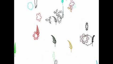 フラクタルの雪