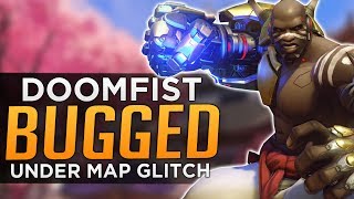 Overwatch: Doomfist BUGGED! - Under Map & Melee Glitch