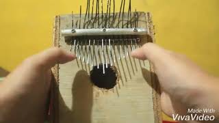 Home made kalimba. Made by hair pin (bobby pin)