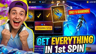 Get Everything In 1st Spin 😲 Trying Top 5 Viral Free Fire Tricks 😈 Nalla Free Fire screenshot 3