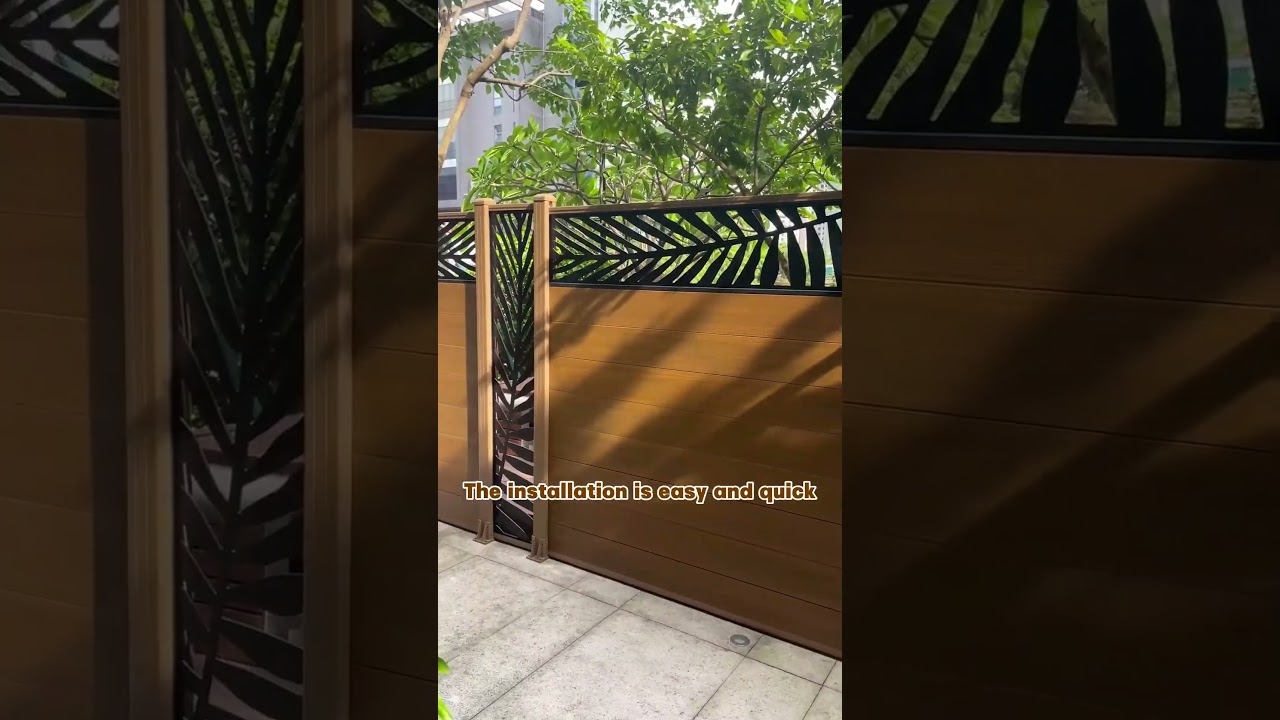You can install wpc fence by yourself! 