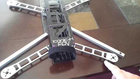Iconic-X FPV  Frame 1/2" Square tubing ARM option