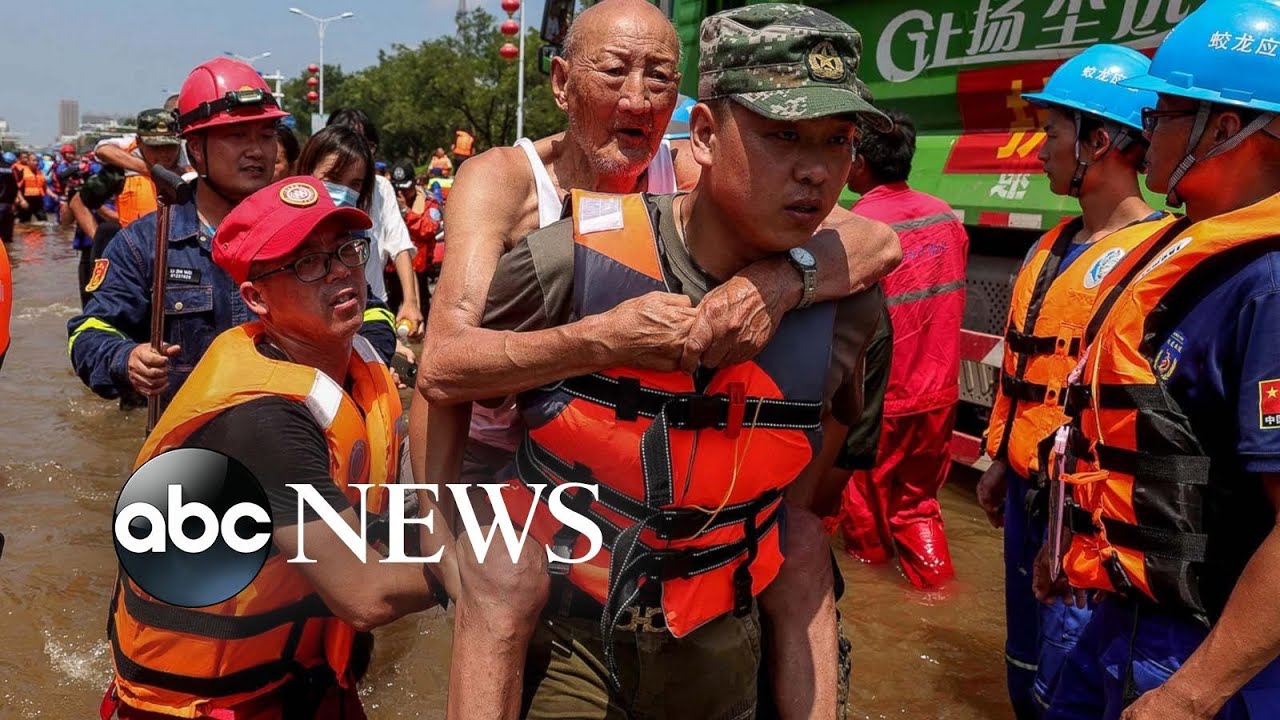 China floods, the Dixie Fire and a Lebanon blast monument: World in Photos, July 27